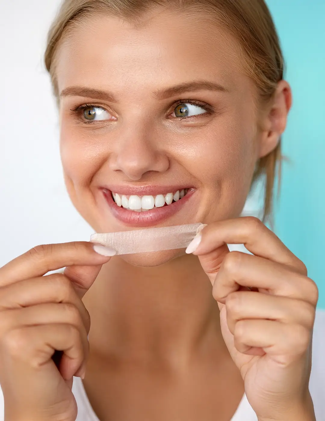 Professional teeth whitening treatment