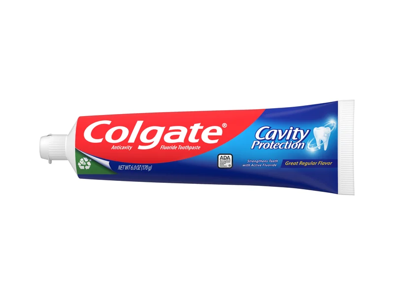 Colgate Cavity Protection toothpaste tube