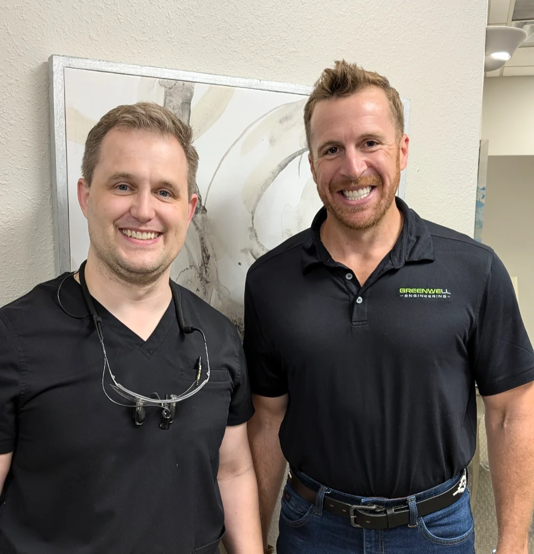 A patient after a smile makeover